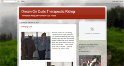 Desktop Screenshot of curlyhorsestherapy.blogspot.com