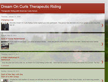 Tablet Screenshot of curlyhorsestherapy.blogspot.com