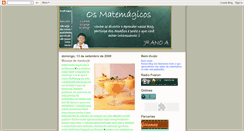 Desktop Screenshot of discutindomath.blogspot.com