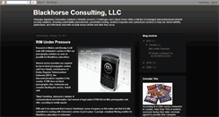Desktop Screenshot of blackhorseconsulting.blogspot.com