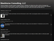 Tablet Screenshot of blackhorseconsulting.blogspot.com