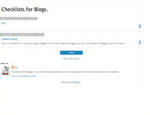 Tablet Screenshot of blogchecklist.blogspot.com