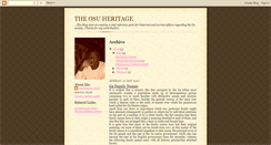 Desktop Screenshot of osuheritage.blogspot.com