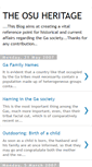 Mobile Screenshot of osuheritage.blogspot.com