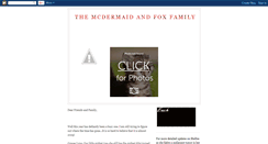 Desktop Screenshot of mcdermaidandfoxfamily.blogspot.com