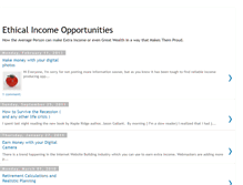 Tablet Screenshot of ethical-income.blogspot.com