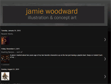 Tablet Screenshot of jwoodwardart.blogspot.com