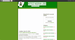 Desktop Screenshot of hotest-nigerianjobs.blogspot.com