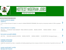 Tablet Screenshot of hotest-nigerianjobs.blogspot.com