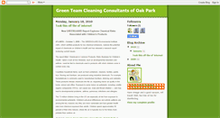 Desktop Screenshot of greenteamcleaningconsultants.blogspot.com