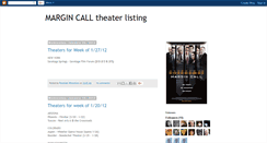 Desktop Screenshot of margincalltheaters.blogspot.com