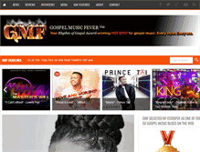 Tablet Screenshot of gospelmusicfever.blogspot.com