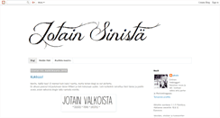 Desktop Screenshot of jotain-sinista.blogspot.com