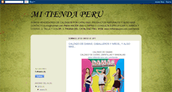 Desktop Screenshot of mitiendaperu.blogspot.com