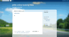 Desktop Screenshot of jetliteonlinebooking.blogspot.com