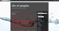 Desktop Screenshot of lifeofpeoples.blogspot.com