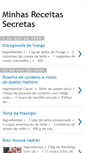 Mobile Screenshot of minhasreceitassecretas.blogspot.com