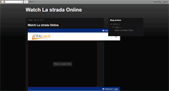 Desktop Screenshot of la-strada-full-movie.blogspot.com