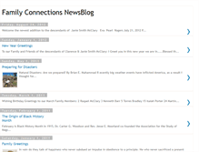 Tablet Screenshot of familyconnectionsnewsblog.blogspot.com