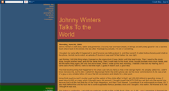 Desktop Screenshot of johnnywinters.blogspot.com