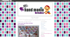 Desktop Screenshot of handmania-brindes.blogspot.com