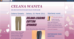 Desktop Screenshot of grosircelanawanita.blogspot.com
