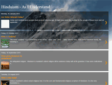 Tablet Screenshot of hinduism-as-i-understand.blogspot.com
