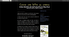 Desktop Screenshot of commeunelettreaucinema.blogspot.com