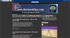 Desktop Screenshot of bsesharetips.blogspot.com