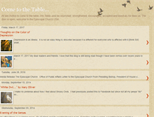 Tablet Screenshot of come-to-the-table.blogspot.com