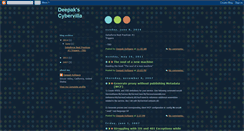 Desktop Screenshot of deepakscybervilla.blogspot.com