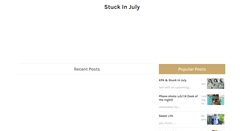 Desktop Screenshot of iamstuckinjuly.blogspot.com