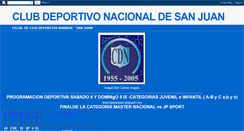 Desktop Screenshot of nacionalsanjuan.blogspot.com