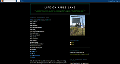 Desktop Screenshot of lifeonapplelane.blogspot.com