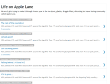 Tablet Screenshot of lifeonapplelane.blogspot.com