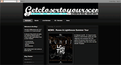 Desktop Screenshot of getclosertoyourscene.blogspot.com