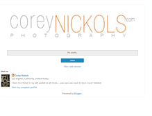 Tablet Screenshot of coreynickols.blogspot.com