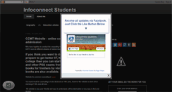 Desktop Screenshot of infoconnectstudents.blogspot.com