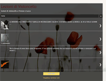 Tablet Screenshot of lezionidivioloncello.blogspot.com