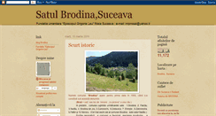 Desktop Screenshot of comuna-brodina-suceava.blogspot.com
