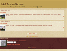 Tablet Screenshot of comuna-brodina-suceava.blogspot.com