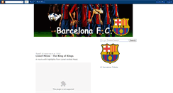 Desktop Screenshot of barcelona-football-highlight.blogspot.com