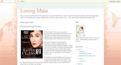 Desktop Screenshot of losingmaia.blogspot.com