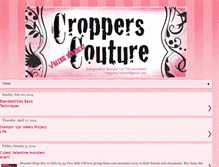 Tablet Screenshot of cropperscouture.blogspot.com
