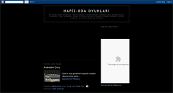 Desktop Screenshot of hapis-odaoyunlari.blogspot.com