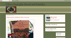 Desktop Screenshot of ciboefamiglia.blogspot.com