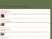 Tablet Screenshot of ciboefamiglia.blogspot.com