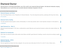 Tablet Screenshot of diamonddoctor.blogspot.com