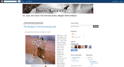Desktop Screenshot of anjaartisanjewelry.blogspot.com
