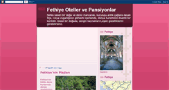 Desktop Screenshot of fethiye-otelleri.blogspot.com